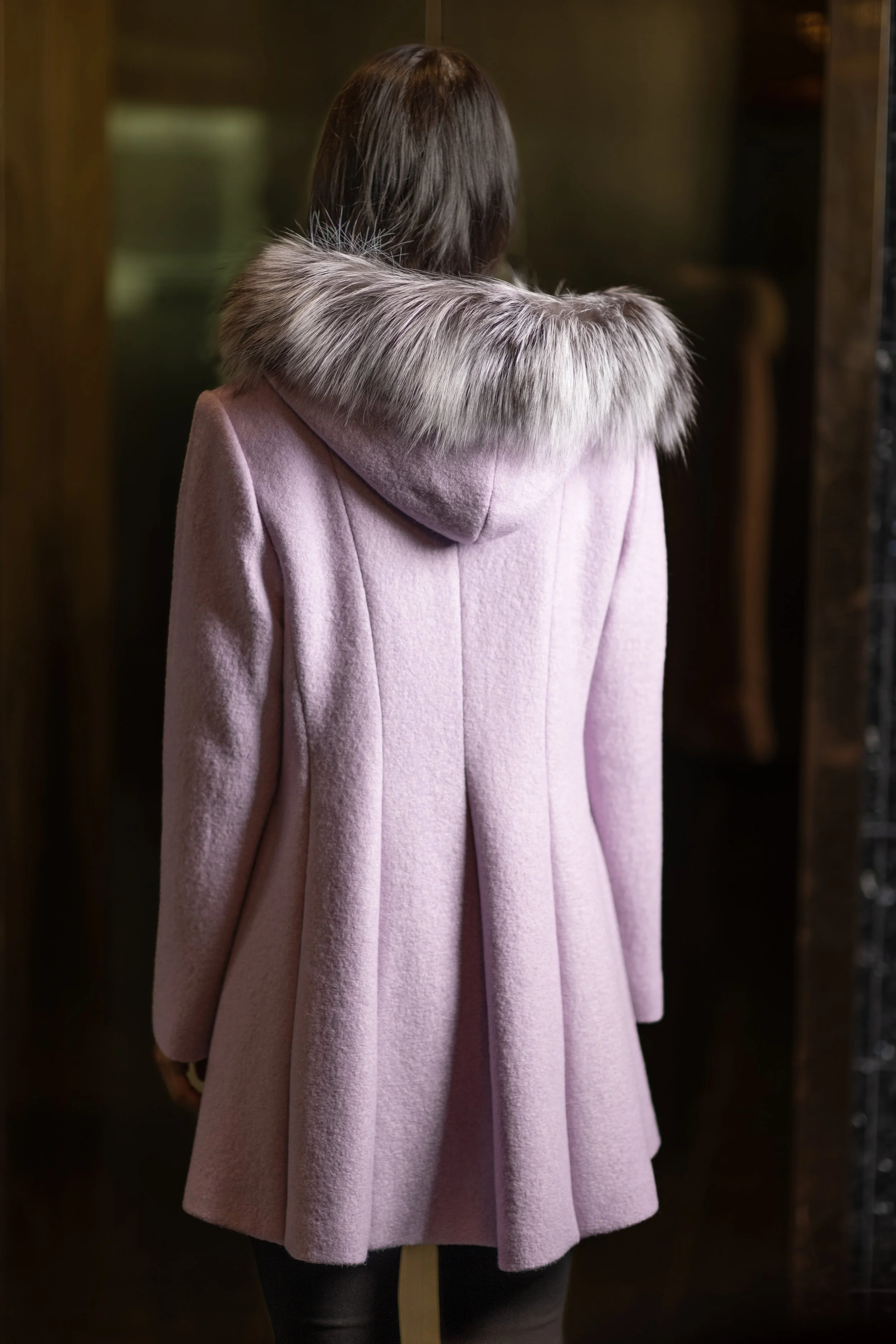 Pink 2025 chinchilla coat